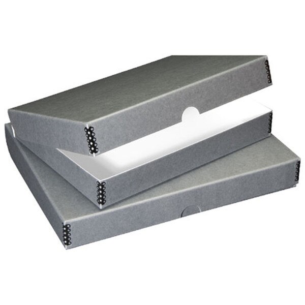 Blue-Gray Archival Storage Box for